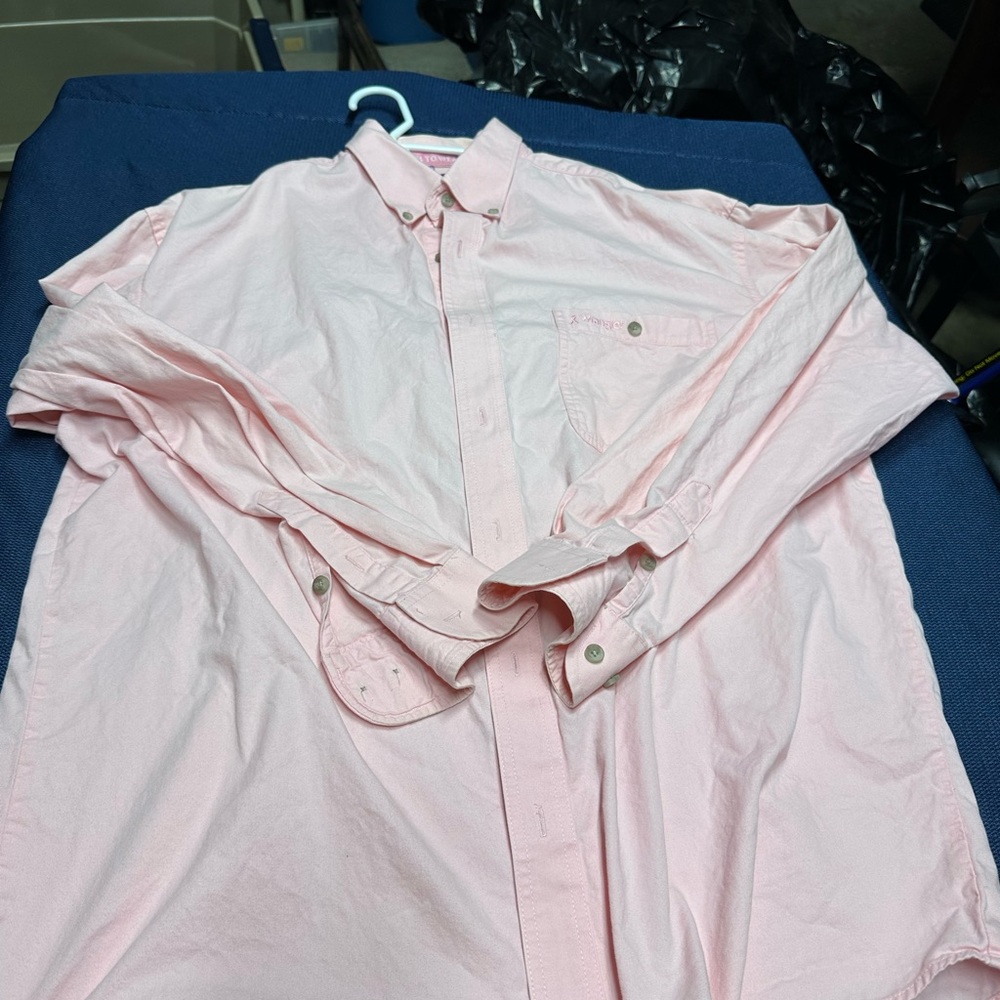 Men's Pink Button-Up Shirt